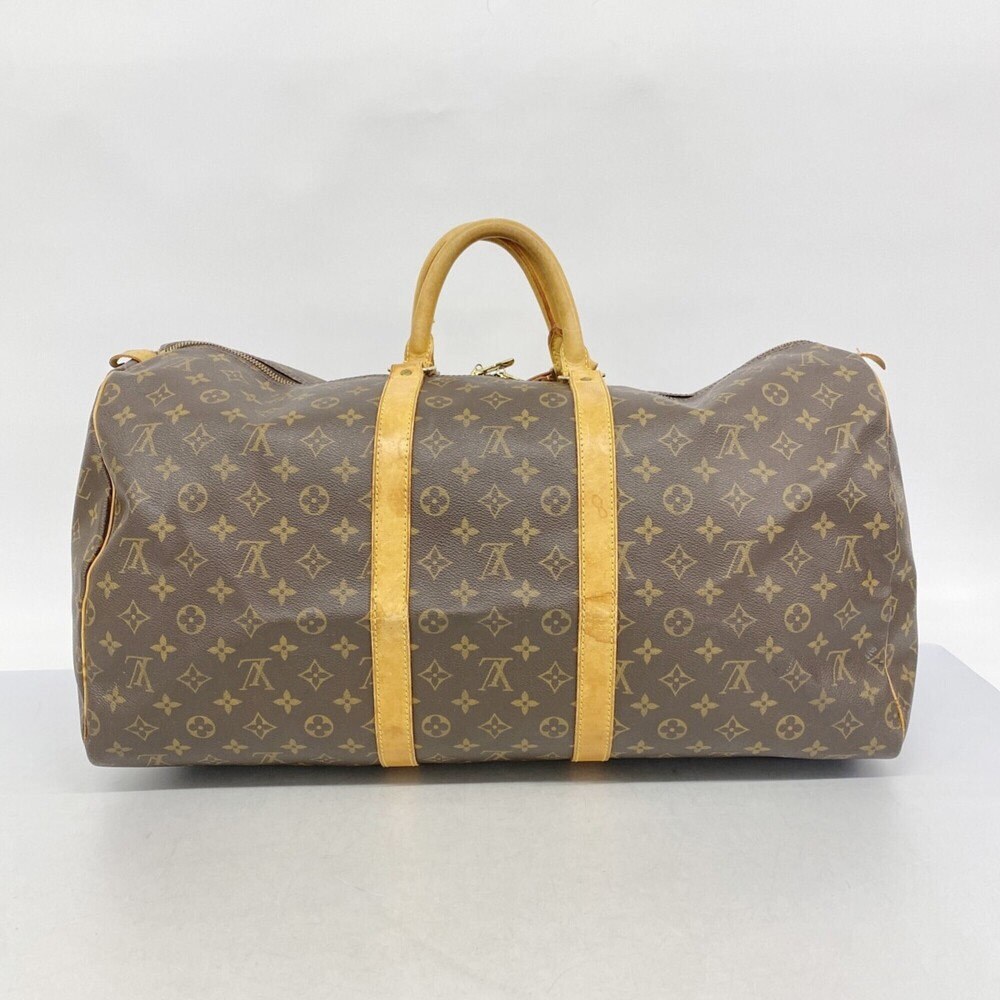 LOUIS VUITTON Brown Monogram Keepall 55 Boston Bag - Picture 11 of 11